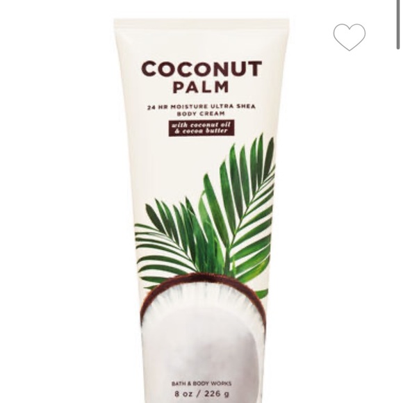 Bath & Body Works Other - Bath and body works coconut palm body cream
